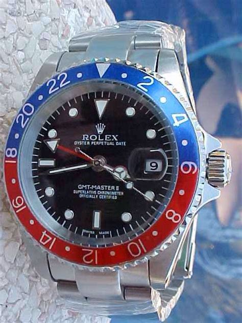 Rolex submariner red and blue